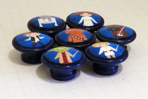 Kids Room Decor Star Wars Kids Decorative Knobs Kids Etsy