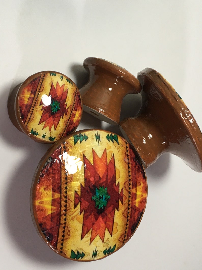 Southwestern Decor Custom Knobs Door and Drawer Etsy