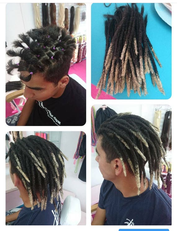 1 Short Human Hair Dreadlock Extension 10 12 Inches Etsy