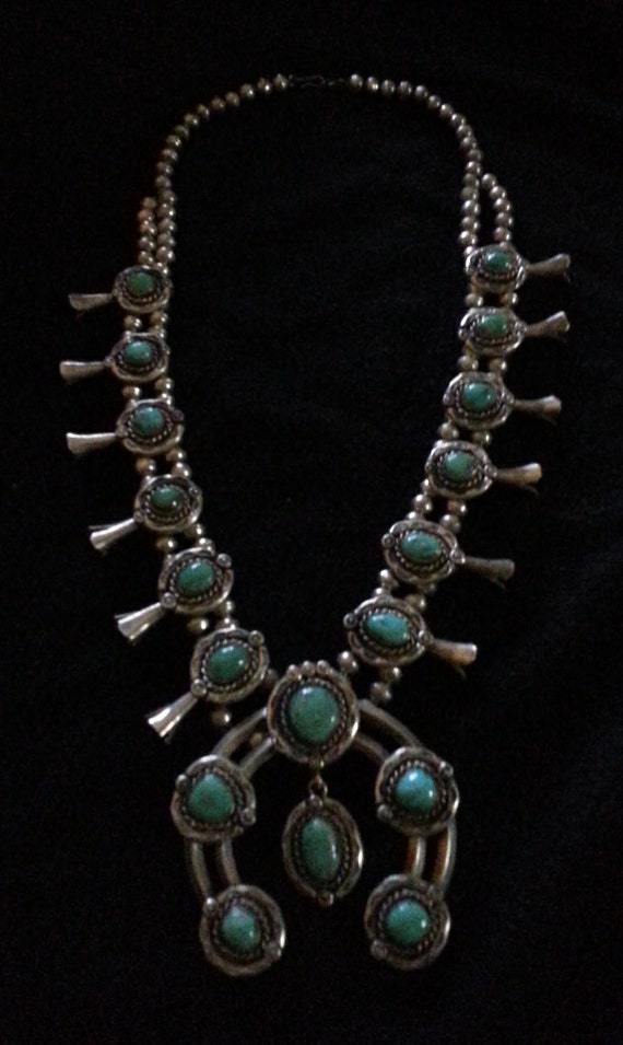 Navajo Squash Blossom Necklace