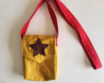 Bells Bag Linen Purse