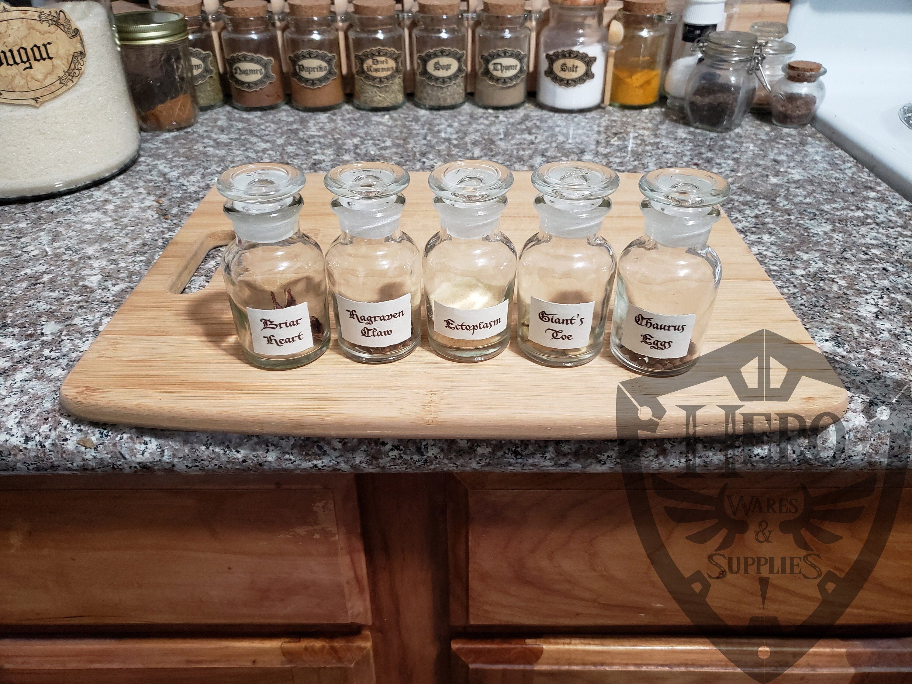 Skyrim Spice Jars Etsy