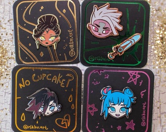 Arcane season 2 mini pins | Limited edition | Powder Vi Ekko Mel