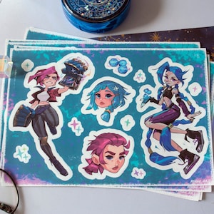 Naklejki Arcane | Vi i Jinx