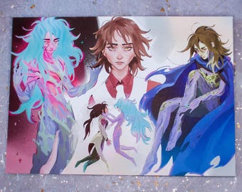 femme Viktor impression 2 | Fanart des arcanes de Viktoria | papier toile de luxe | Affiche A4 |