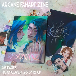 Fanart des arcanes Zine | 48 pages | Cartes brillantes | couverture rigide