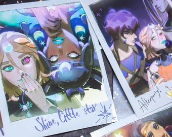 NUEVAS impresiones brillantes de Hades 1 y 2 Melinoe / 6 nuevas polaroids para selfies