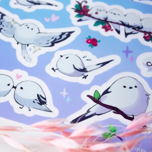 Stickervel wintervogels | Leuk | Planner | Bullet Journal | Waterbestendig