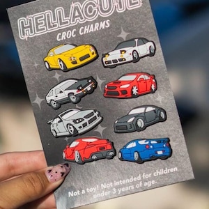 Car Shoe Charms/ Shoe Charm Set / Car Guy Gift