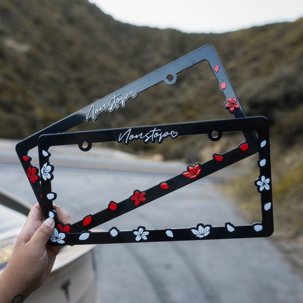 Anime License Plate Frame Etsy