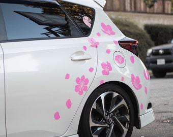 Cherry Blossom Car Decals: Custom Livery Stickers