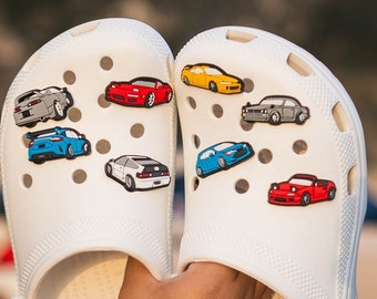 Car Shoe Charms / frs / na miata / gtr / supra / type r / civic / integra / nsx / crx / evo / 350z / sti / rsx / corolla / s2000 / s13 / s14