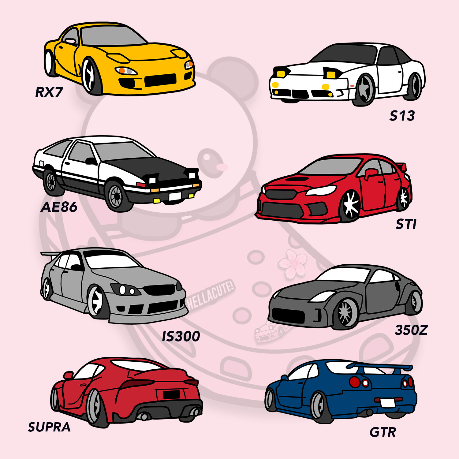 GTR Shoe Charm / Supra Shoe Charm / AE86 Shoe Charm / RX7