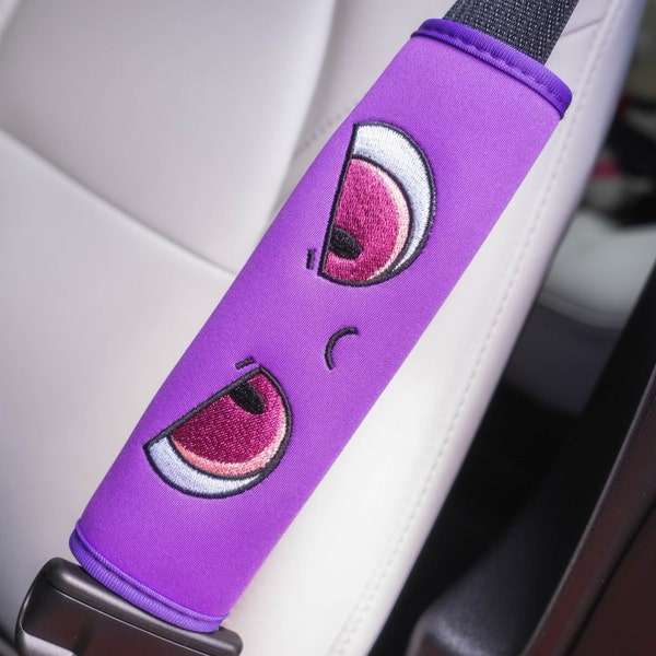 Gengar Seat Belt Pad Cover // Car Seatbelt Cover // Car Accessories // Gengar Car Accessories