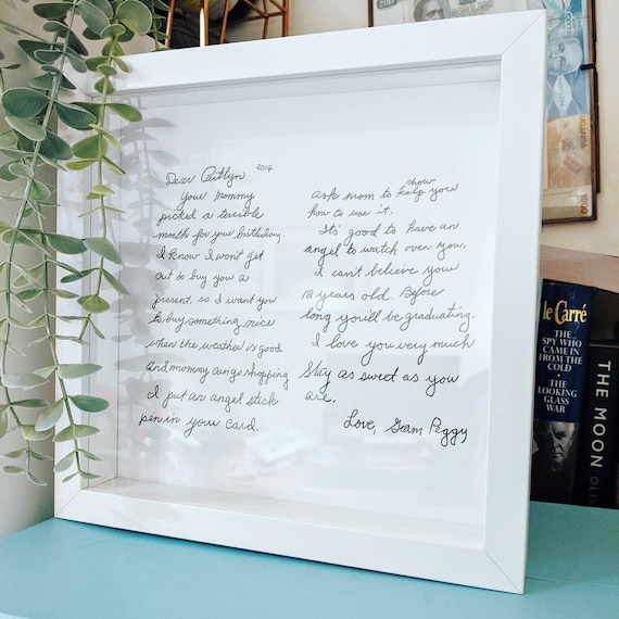 Handwritten Letter or Recipe. Special Keepsake, Momento, Tribute to Those  Lost. Send a Scanned Image of Words to Be Transcribed by Hand - Etsy