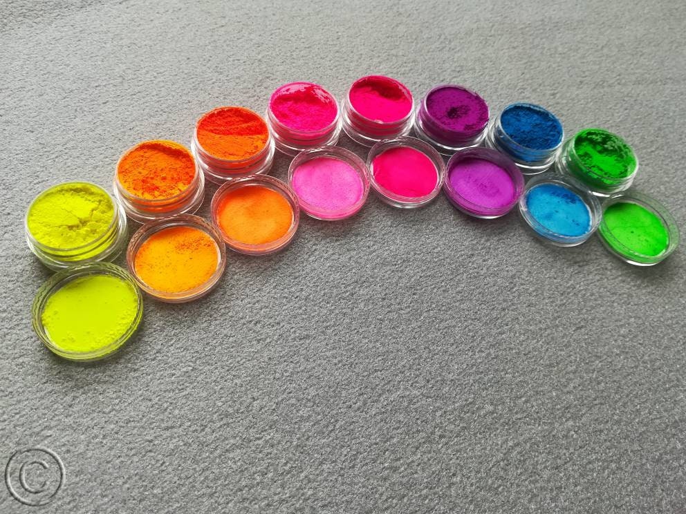 12 Colors( /bottle) Glitter Natural Pigment Powder For Epoxy - Temu