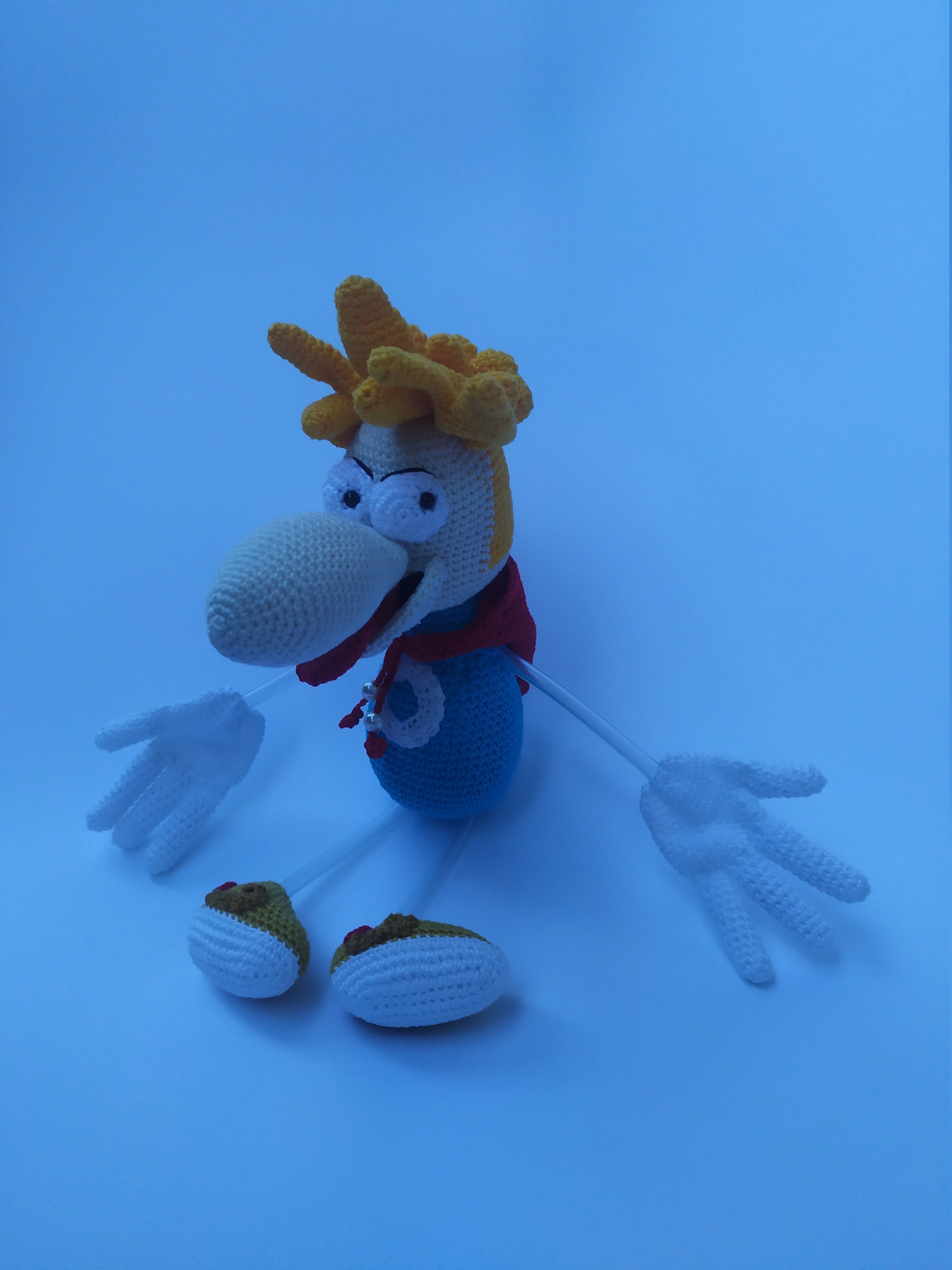 Globox Rayman Plush Toy 11.8 30 Cm Handmade Soft Toy Made to Order