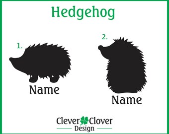 Autocollants en vinyle Hedgehog