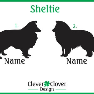 Sheltie  Vinyl Stickers