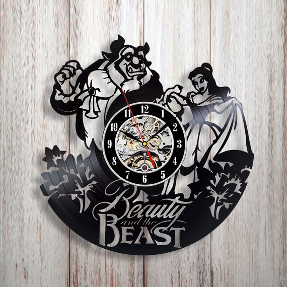 Disney Vinyl Clock Wall Art Decor Decorations Hanging Wedding Gift