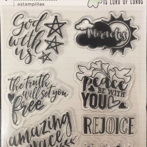 Bible Journaling Stamp-GOD WITH US