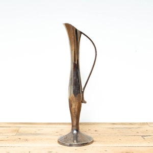 Vintage Silver Vase, Elegant Small Vessel