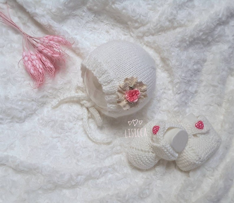 Knit baby clothes. Unisex Baby Clothing. Hand knit baby set. Etsy