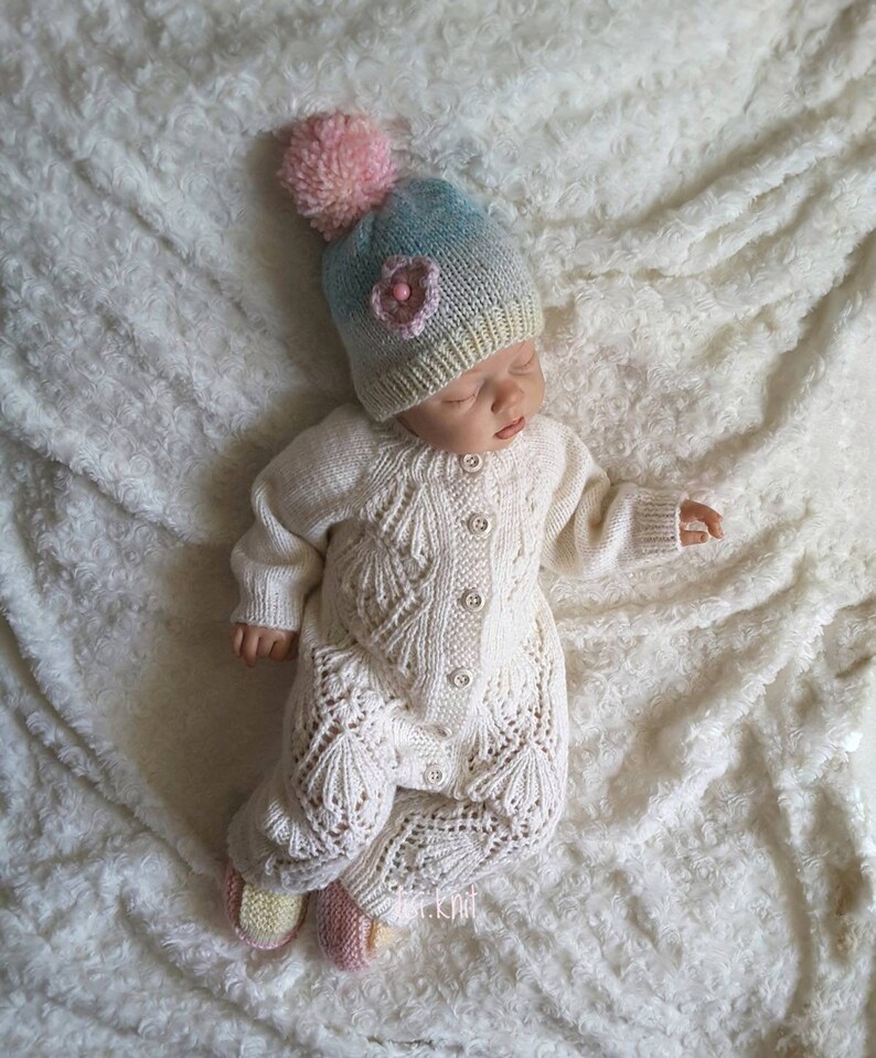 home knitted baby clothes