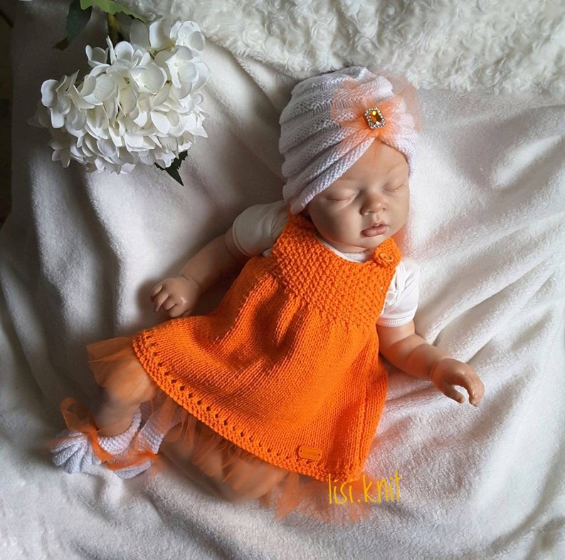 Knit baby clothes Baby girl coming home outfit Newborn knitted Etsy