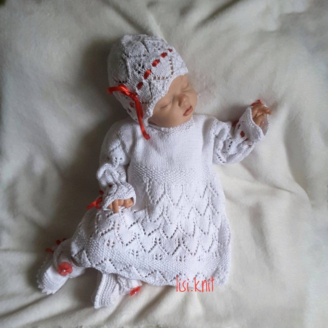 Hand Knit Baby Set Knitted baby clothes Knitted yellow baby Etsy