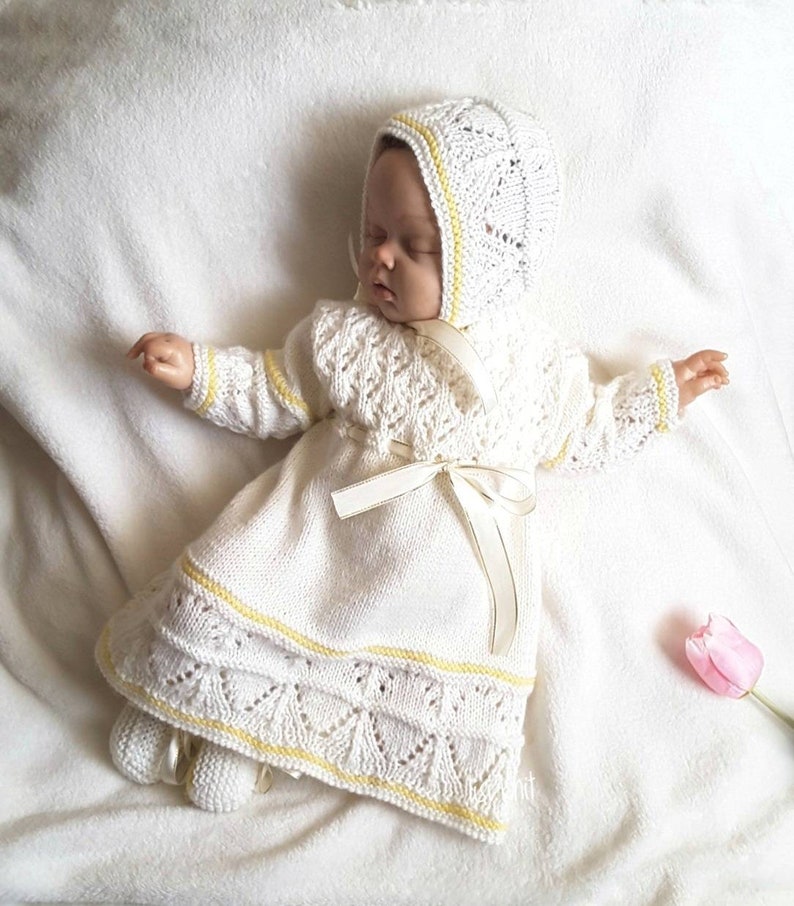 Baby Knit Dress. Hand Knit Baby Clothes. Coming Home Outfit. Etsy