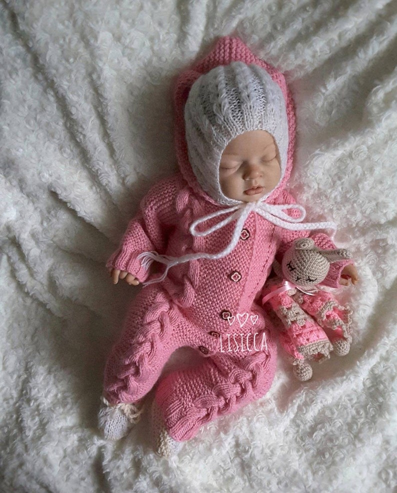 Hand knit baby romper Knitted baby clothes Baby coveralls Overalls jumpsuit wool Knitted baby wool coming home outfit Knit jumpsuit