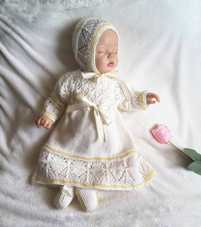 Baby Knit Dress. Hand Knit Baby Clothes. Coming Home Outfit. Etsy