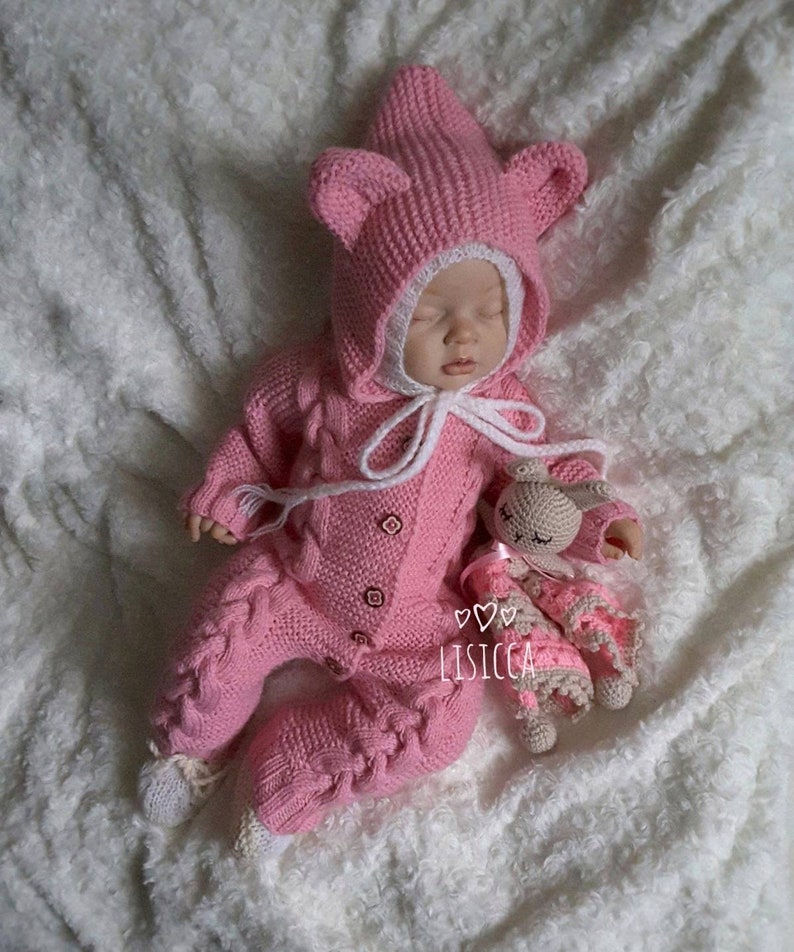 Hand knit baby romper Knitted baby clothes Baby coveralls Overalls jumpsuit wool Knitted baby wool coming home outfit Knit jumpsuit
