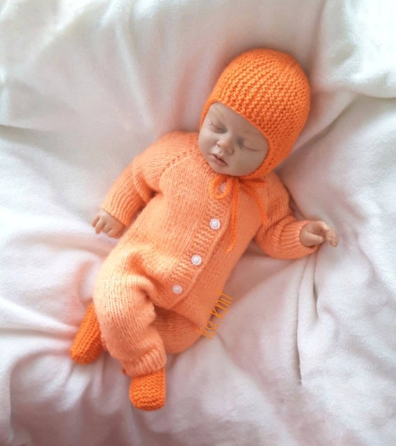 orange baby clothes