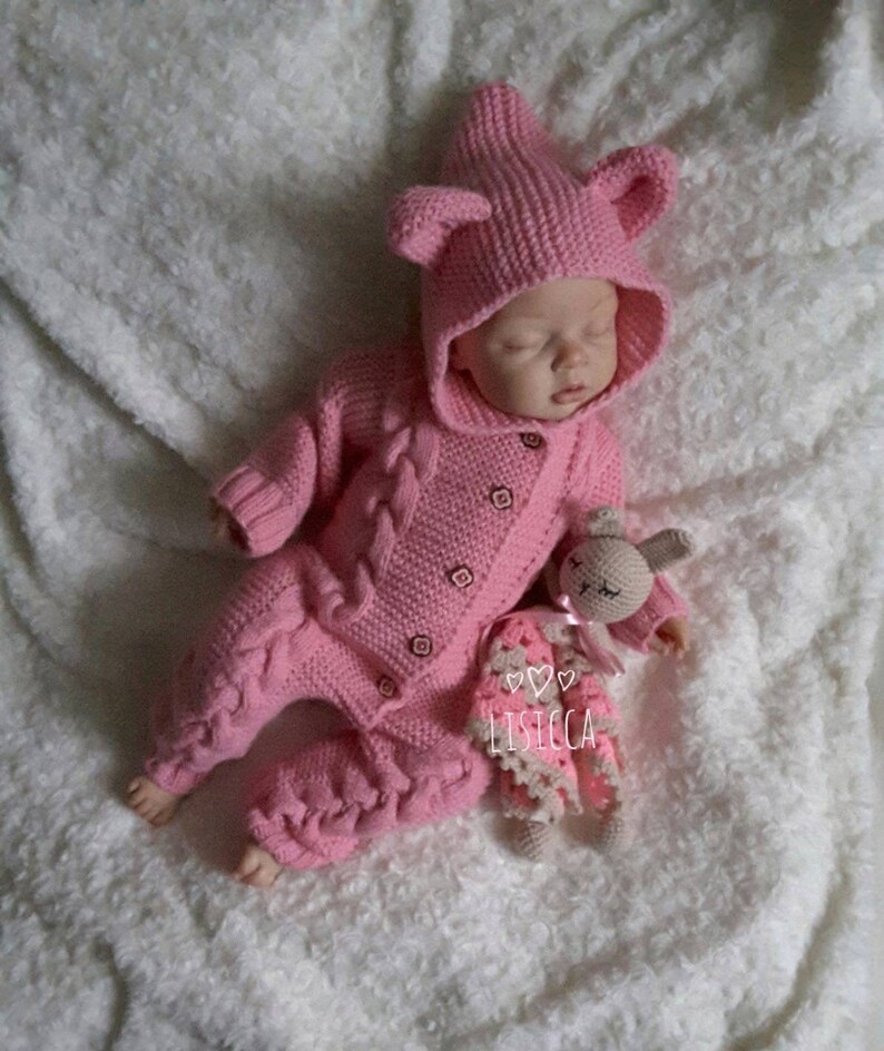 Hand knit baby romper Knitted baby clothes Baby coveralls Overalls jumpsuit wool Knitted baby wool coming home outfit Knit jumpsuit