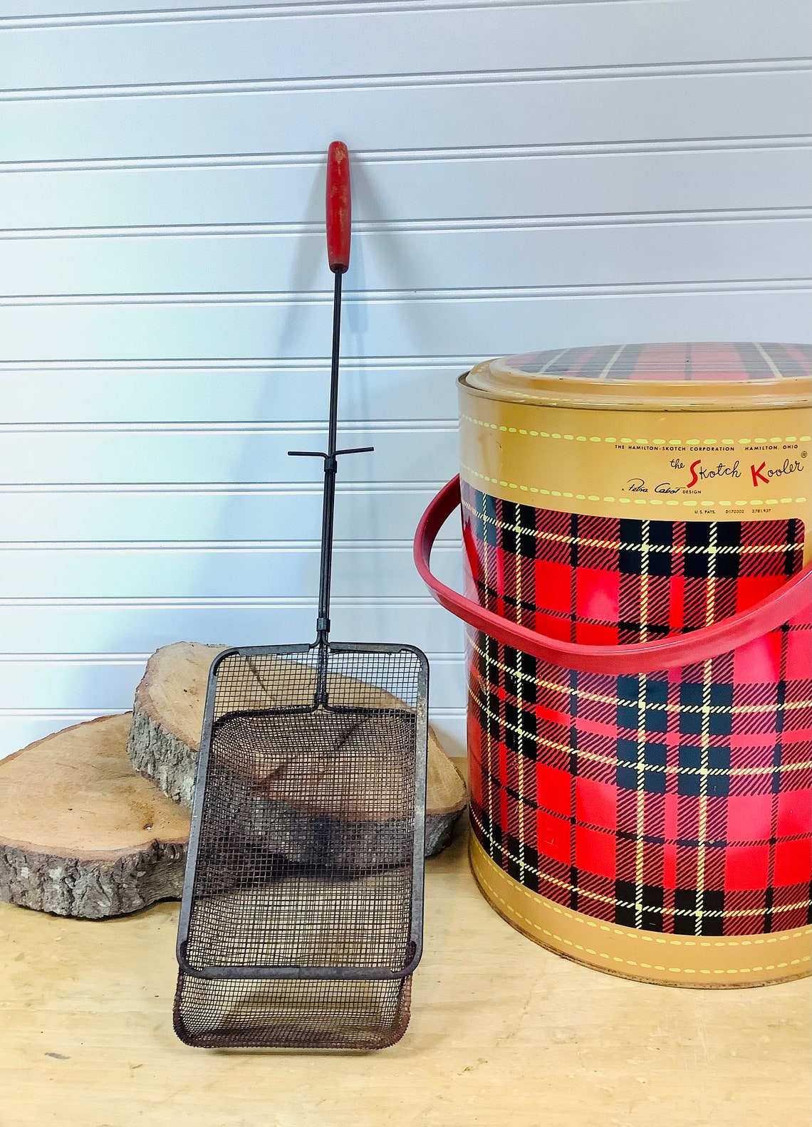 Campfire Popcorn Popper Basket Retro Camping Open Fire Etsy