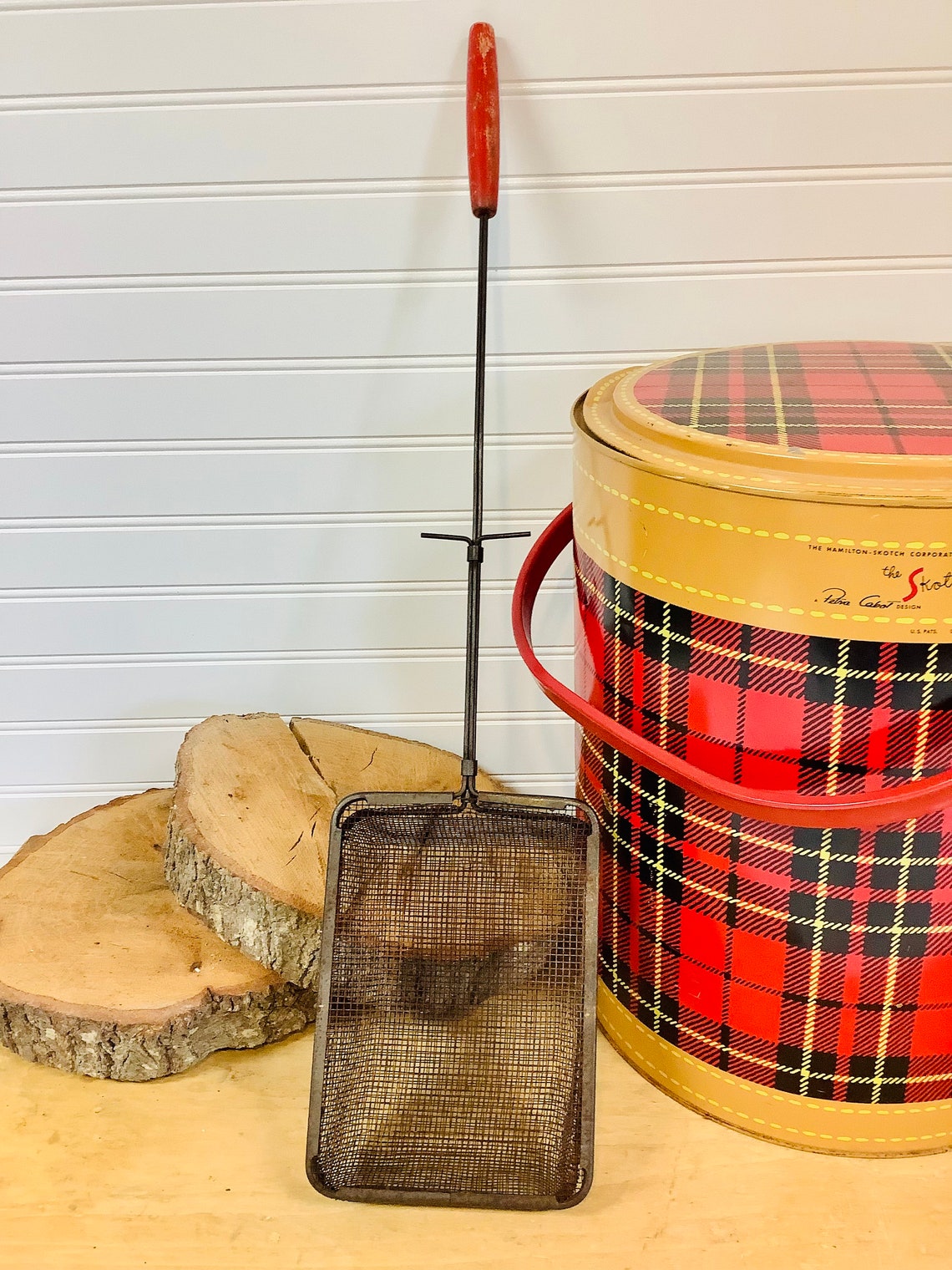 Campfire Popcorn Popper Basket Retro Camping Open Fire Etsy