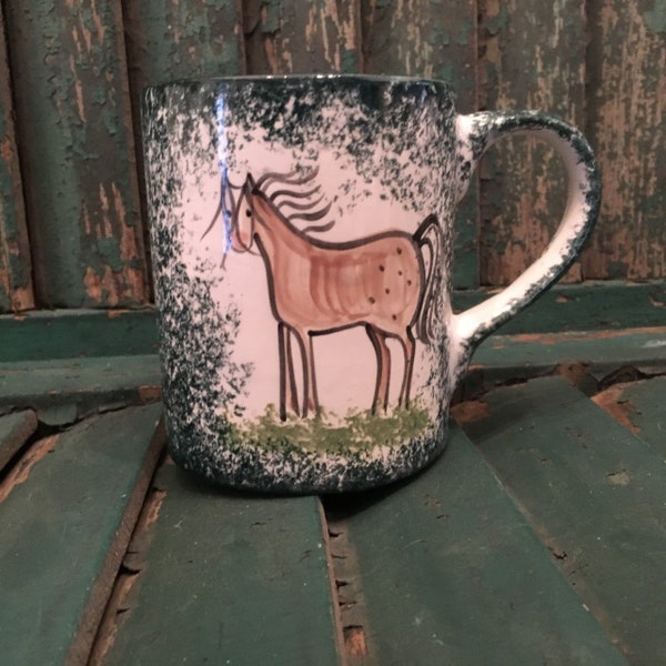 Ceramic Mug/Ceramic Mug Handmade/Ceramic Coffee Mug/Horse Mug/ Horse Gift / Horse /Horse Lover Gift / Horse Gifts / Horse Mug/ Molly Dallas