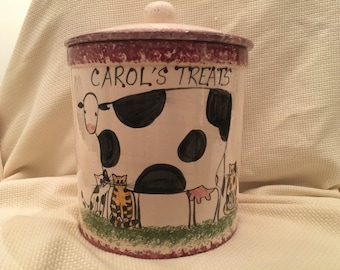 Gifts for Cat Lovers - Molly Dallas's Personalized Cat Treat Jar: A Feline Delight