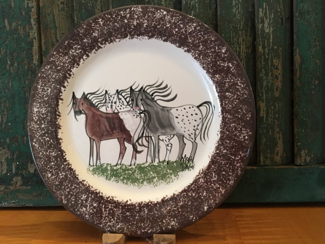 Equestrian Dinner Plates Etsy
