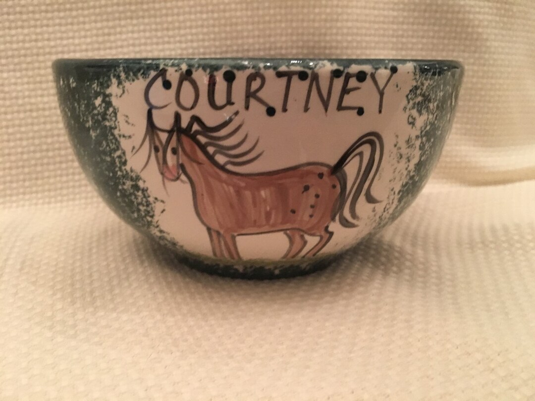 Personalized Cereal Bowl/custom Cereal Bowl/fruit Bowl/pottery Etsy