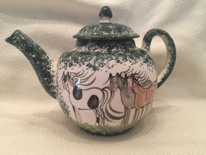 Download Pottery teapot Horse Decor Cow Decor Pig Decor Horse | Etsy
