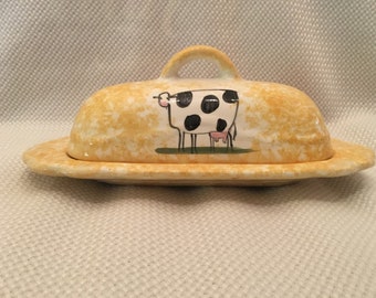 Butter Dish with Lid/Butter Dish/Butter/Covered Butter Dish/Horse/Horse Gift/Horse Dish - Covered Butter dish by Molly Dallas