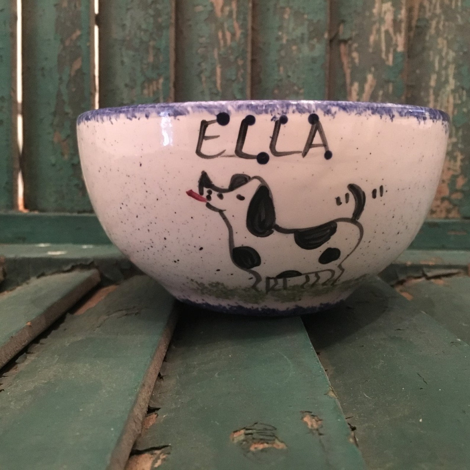 Personalized Cereal Bowl/custom Cereal Bowl/fruit Bowl/pottery Etsy