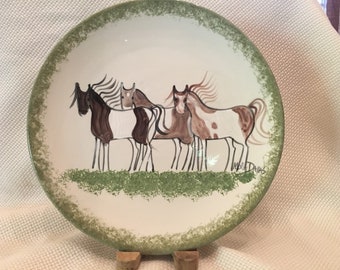 Horse Plate, Horse, Horse Plates, Vintage Horse, Horse Lover, Horses, Horse Lover Gift, Horse Gift, Vintage Horse Plate, Horse Dish