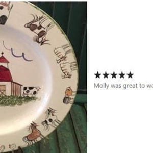 Christmas Dinnerware/Holiday Dinnerware/Vintage Christmas/Christmas Dishes/Christmas Plates/Molly Dallas/Feathertree image 6