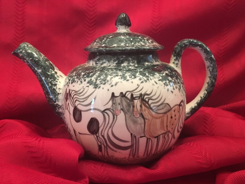 Download Pottery teapot Horse Decor Cow Decor Pig Decor Horse | Etsy