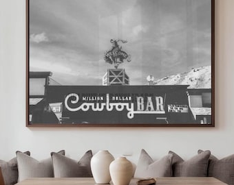 Million Dollar Cowboy Bar Print: Jackson Hole Wyoming Western Art