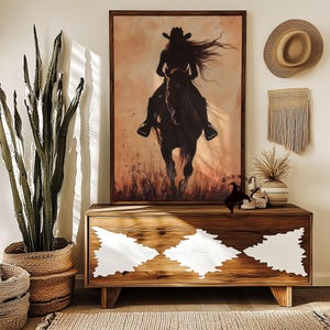 Cowboy Wall Art Western Wall Art Rustic Ranch Decor